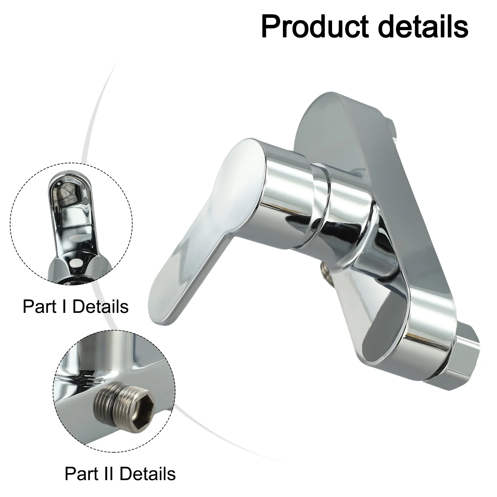 

Elegant Shower Zinc Alloy Faucet Bathroom Faucet Abrasion Resistant Cartridge Easy To Install Elegant Bathroom Decor