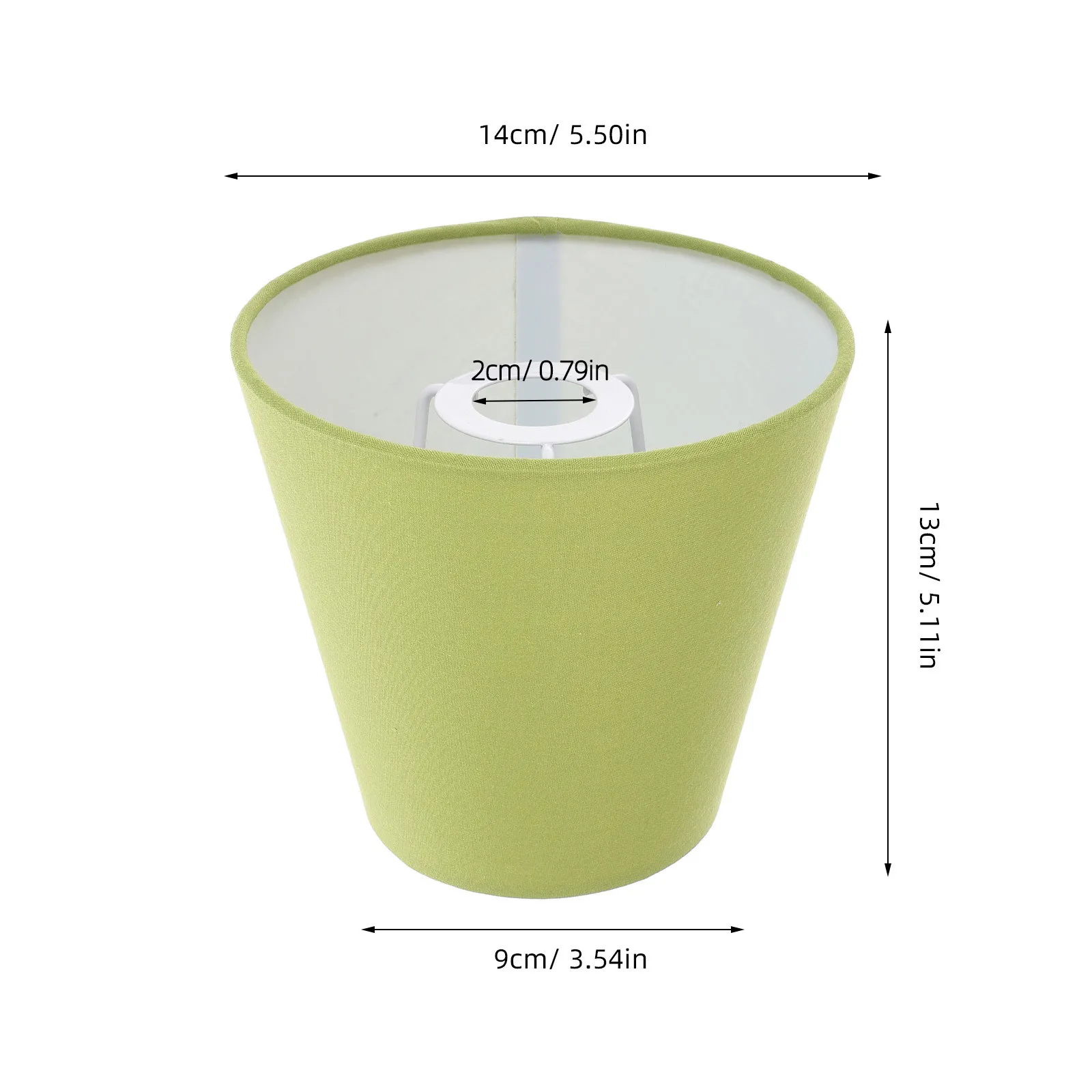 Macaron Lampshade Replacement Cloth Cover for Wall Lamp E14 Socket Retro Style Bedroom Dining Room Light Fixture