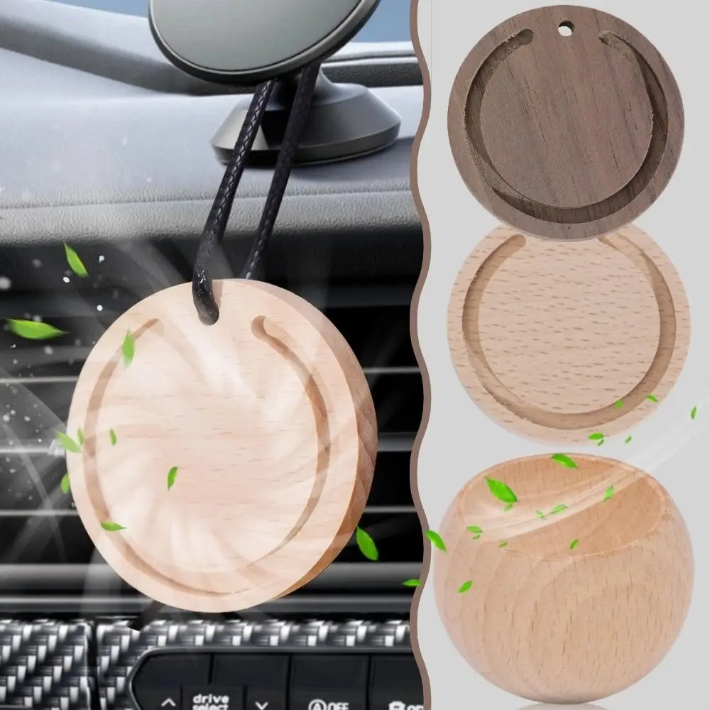 

Slowly Volatile Expanded Fragrant Wood Wooden Walnut Car-mounted Diffuser DIY Essential Oil Diffuser