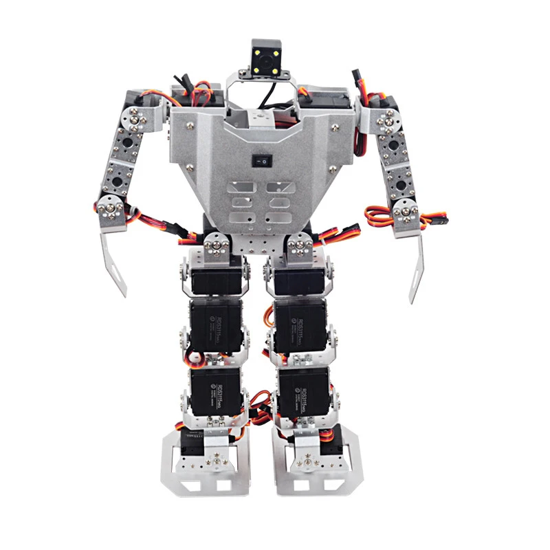 17 DOF Humanoid Dancing Biped Robot Frame Kit Metal Mount Bracket Set Holder for DIY Fighting Programmable Robotics