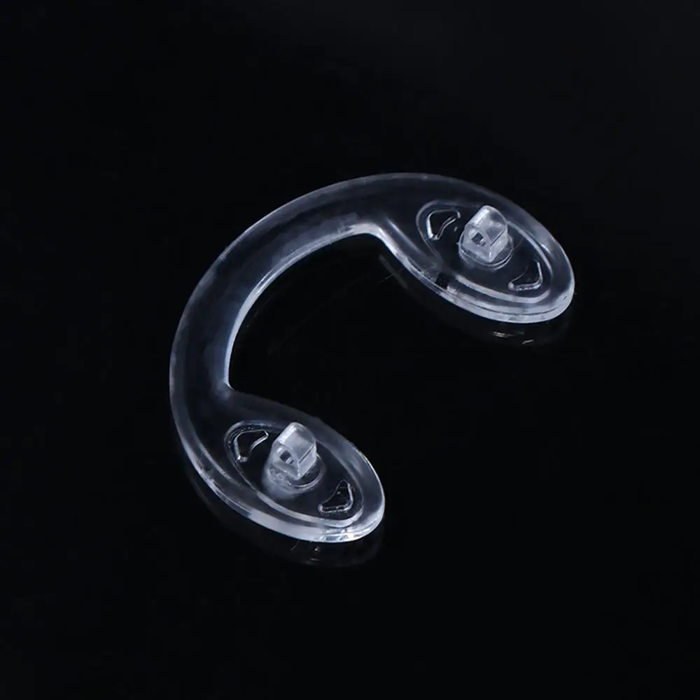 5pcs/set Comfortable Anti Slip Transparent Silicone For Women Men Korean Nose Pad Ear Hook Eyeglasses Pads Glasses Support