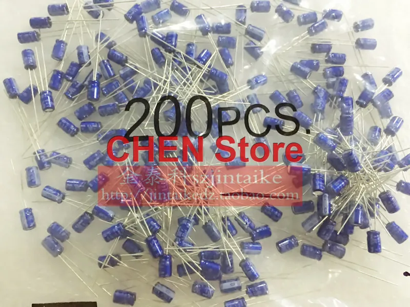 20PCS/50PCS ELNA blue robe 0.33uf 50v RC2 50V0.33UF 4X7MM audio electrolytic capacitor 0.33uF/50V Ultra small volume