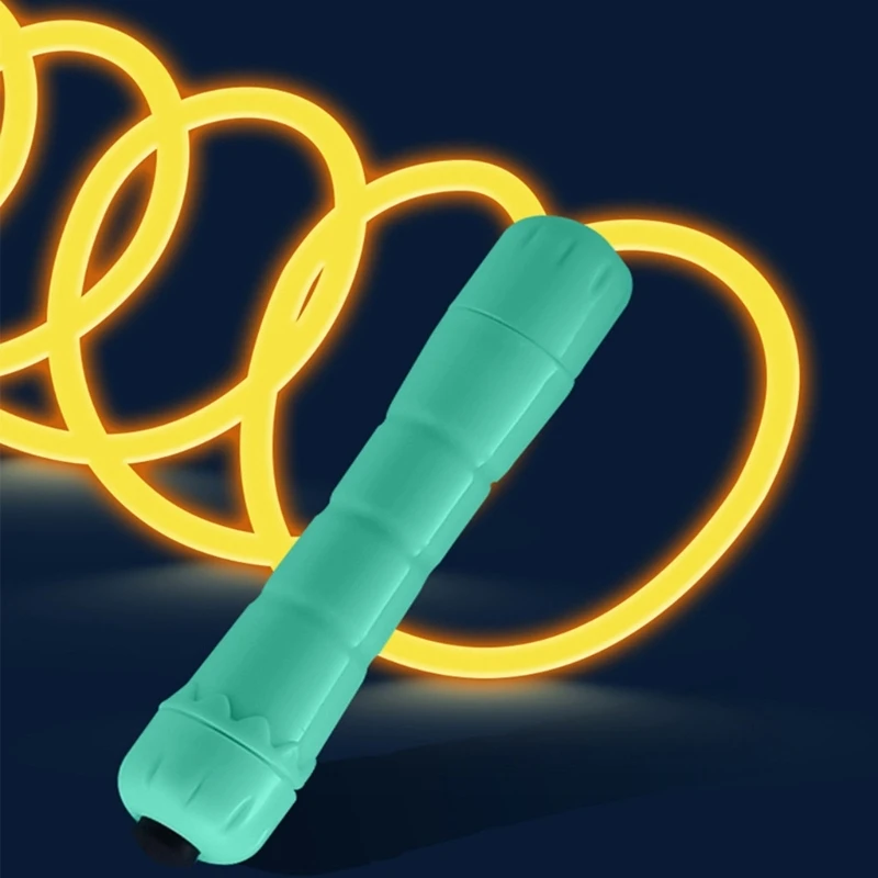 

Multicolor LED Skipping Rope Color Changing Sports Weight Loss Jump Rope