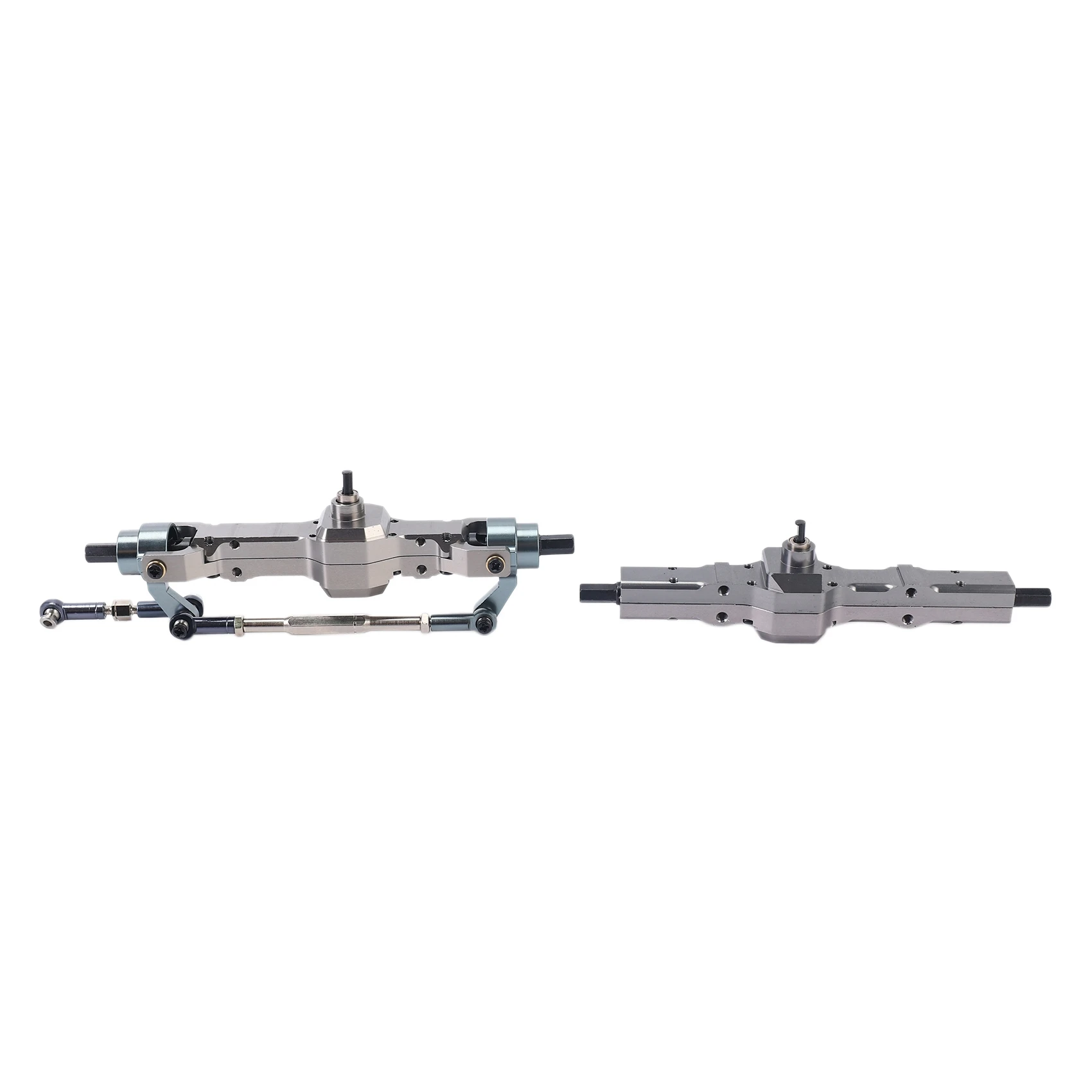 ABXE-5X Metal Front & Rear Bridge Axle Gear Box For WPL C14 C24 C34 C44 B14 B24 1/16 RC Truck Car Upgrade Parts Accessories