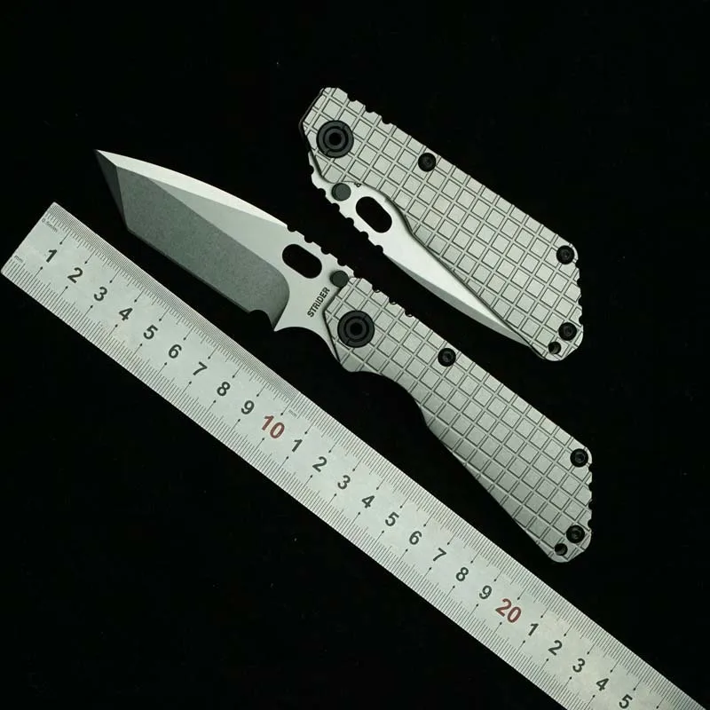 SNG Folding Knife D2 Blade Titanium Handle Copper Washer Outdoors Hunting Fishing Hiking Utility Fruit Kitchen Survival EDC Tool