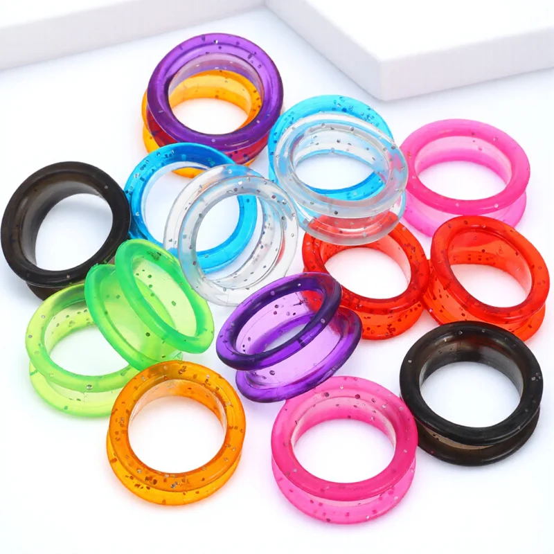 

16Pcs Soft Silicone Finger Rings Scissors Inserts Hairdressing Scissor Protector Flexible Non-Skid Grooming Shears Accessories