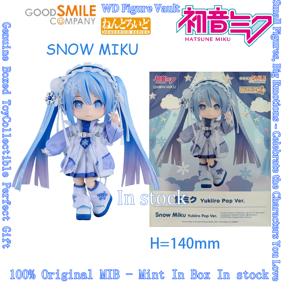 

В наличии: GSC GSAS Nendoron SNOW MIKU Yukiiro Pop & Costume Set, фигурки Хатсуне Мику, аниме-модель, оригинальная игрушка в коробке, подарок