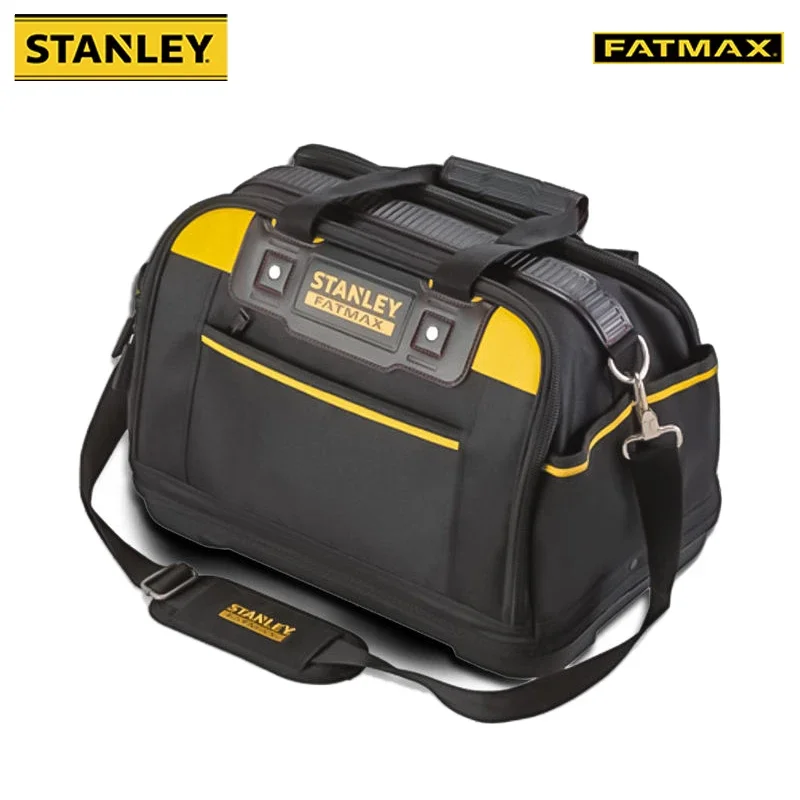 Stanley Portable Tool Bag 517180 Hard Bottom Double Open Double Layer Oxford Cloth Electrician Bag Waterproof Anti-Fall Storage