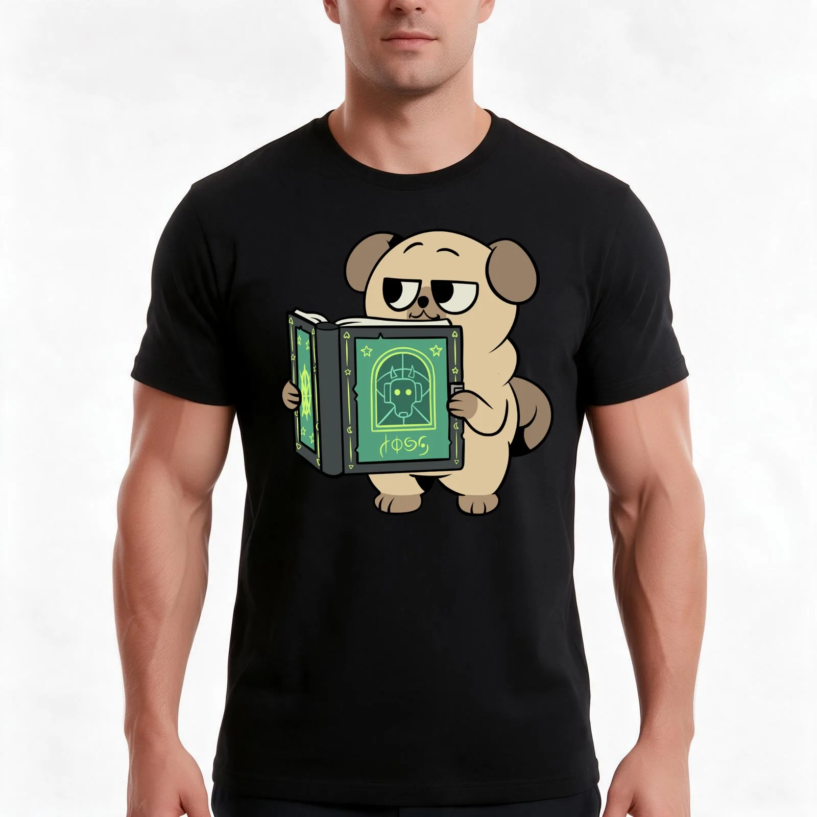 Pugsley - Dead End Paranormal Park T-Shirt, Summer Casual Cotton Tee, Oversized Streetwear Tops, Vintage Graphic Print
