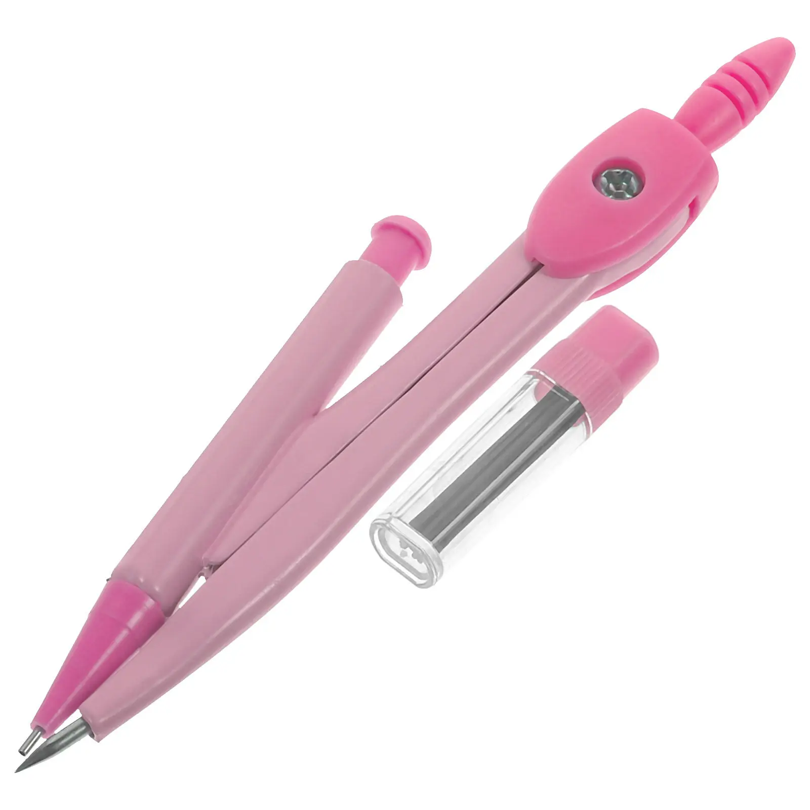 1Set Smooth Operation Metal Compasses for Students Teachers Geometry Drafting Circle Drawing Tool Portable School Workshop Use