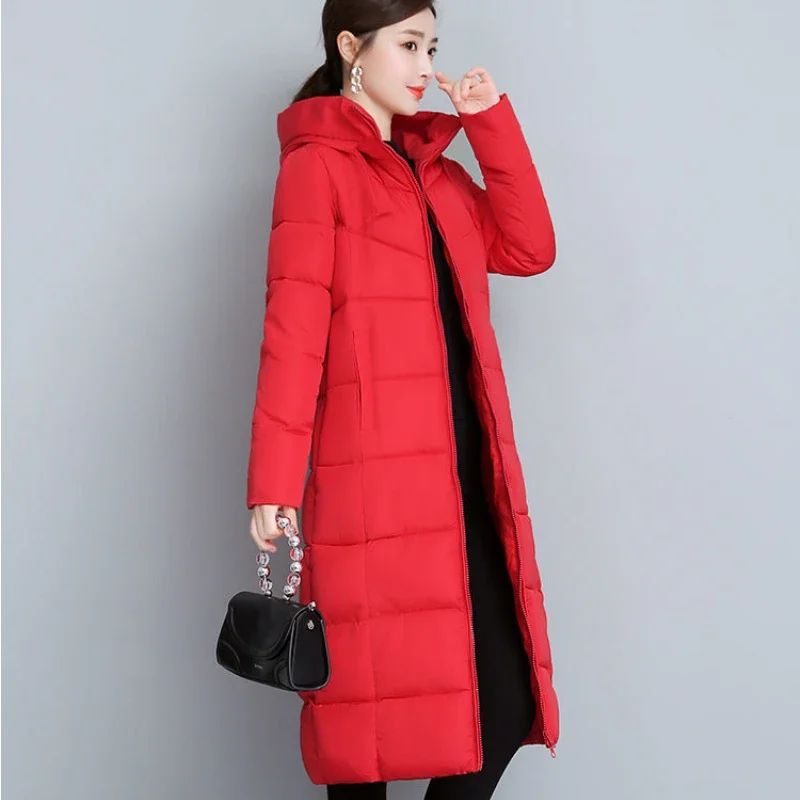 Women\'s Winter Coat Parka Long Padded Jacket Warmth Free Shipping Wholesale Plus Size Korean Fashion Slim Fit Jacket New