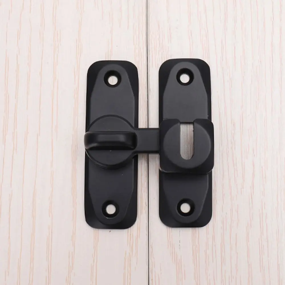 Sliding Door Latch Sliding Door Lock Buckle Hasp Door Bolt Anti-theft Buckle Free Punching Door Buckle
