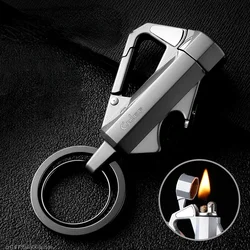 CHIF Three-in-one Multifunctional Keychain Lighter Creative Outdoor Portable Kerosene Lighter Bottle Opener Pendant Men's Tool