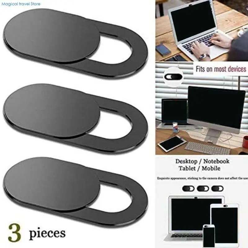 N2UB for Creative Mini Size Slide Webcam Extensive Compatibility Mini Thin Camera Cover for MacBook for iMac Computer 3