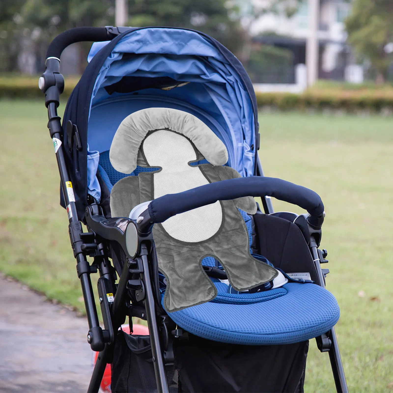 

Cartoon Baby Stroller Seat Cushion Thick Infant Prams Pad Soft Warm Baby Dining Chair Cushion for Travel Camping