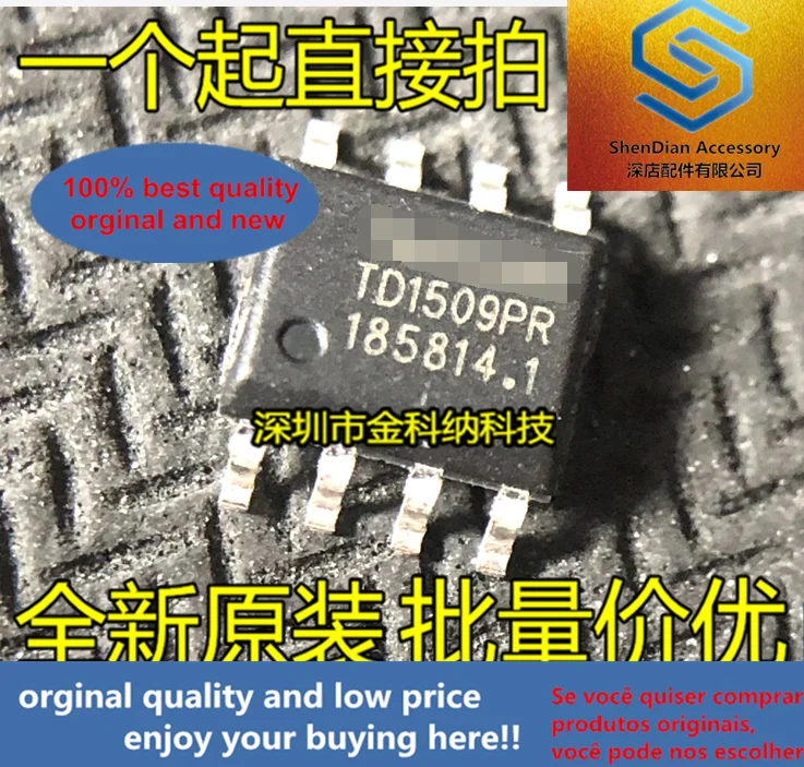 10pcs only orginal new TD1509PR step-down DC DC converter chip SMD SOP8 feet