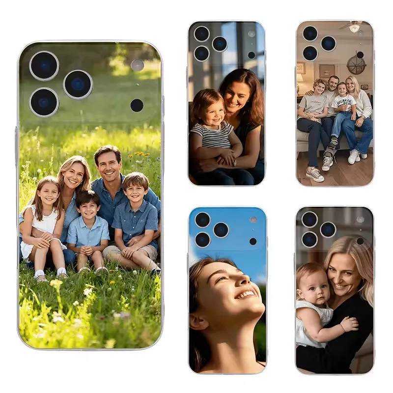 Customized Case For iPhone 17 Air 16 15 14 13 12 11 Pro Max Mini 6 7 8 Plus 16E X XS XR SE Transparent Phone Case Personalized view 4