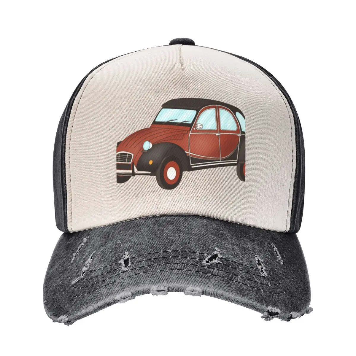 

Citroen 2CV oldtimer car Baseball Cap Sunscreen Luxury Cap party Hat Women's Hats Men's