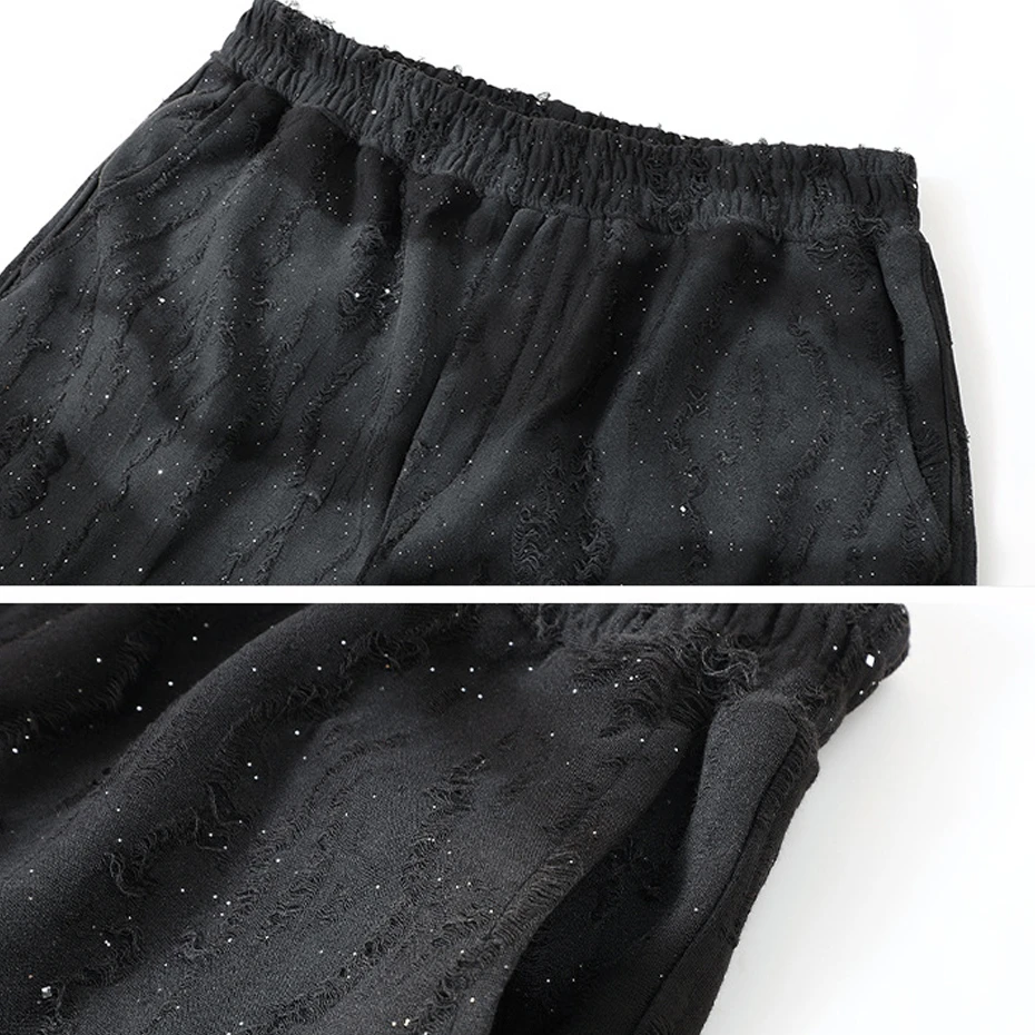 Ripped Jogger Pants Men Plus Size 12XL Sweatpants Fashion Vintage Gradient Design Joggers Male Big Size 12XL