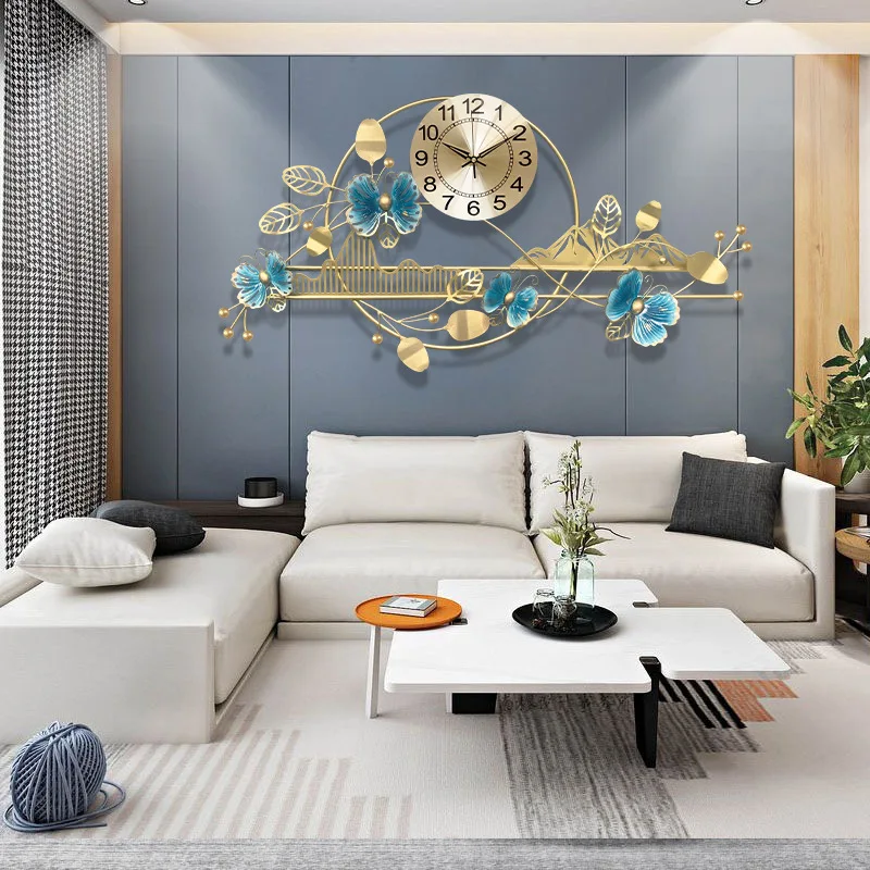 

Fashion Design Wall Watch Nordic Minimalist Xenomorph Metal Wall Clocks Art Mural Modern Horloge Murale Living Room Decoration