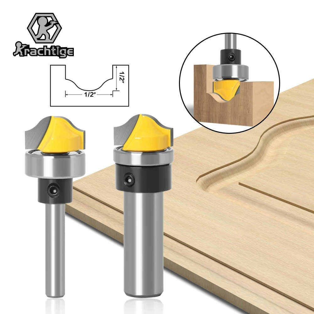 

1Pcs Carbide Tipped Woodworking Cutter Profiling Arc Cleaning Knife Router Bit Cabinet Door Panel Line Milling Cutter