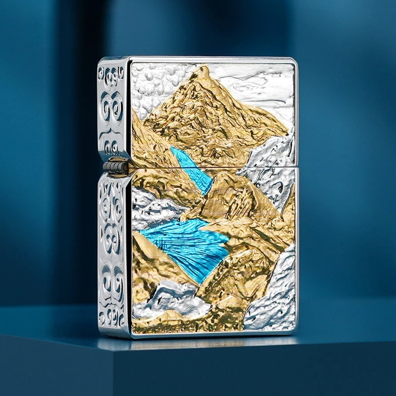 Zorro Armor Jinshan Yinshan New Refueling Lighter Three-dimensional Relief Crafts Gift Lighter