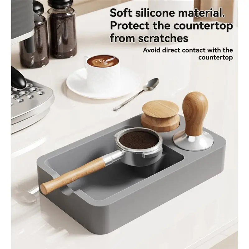 B47B-سيليكون سدادة قهوة حامل أدوات القهوة حامل متعدد الوظائف سدادة قهوة حامل لسطح المكتب بار متجر أ