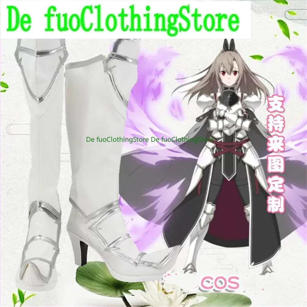 Defuo Alice Synthesis Thirty Rising Steel Eydis Sword Art Online Cosplay Shoes Boots Game Anime Party Halloween Chritmasg