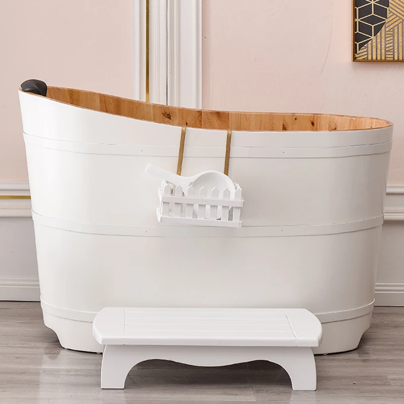 Round Japanese Bath Bucket Spa Adults Cold Plunge Tub Portable Bidet Washing Tub Banheira Dobravel Household Merchandises GGY07