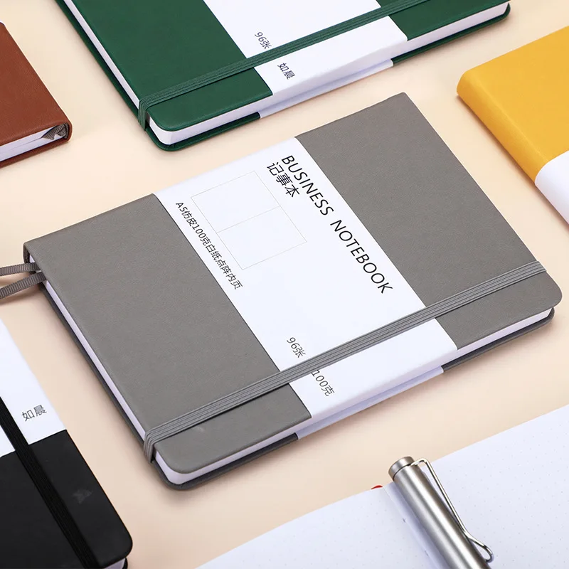 A5 Notebook Classic Journal Dotted Paper Hard Cover 100 GSM 192 Pages Planner Bujo Diary Stationery
