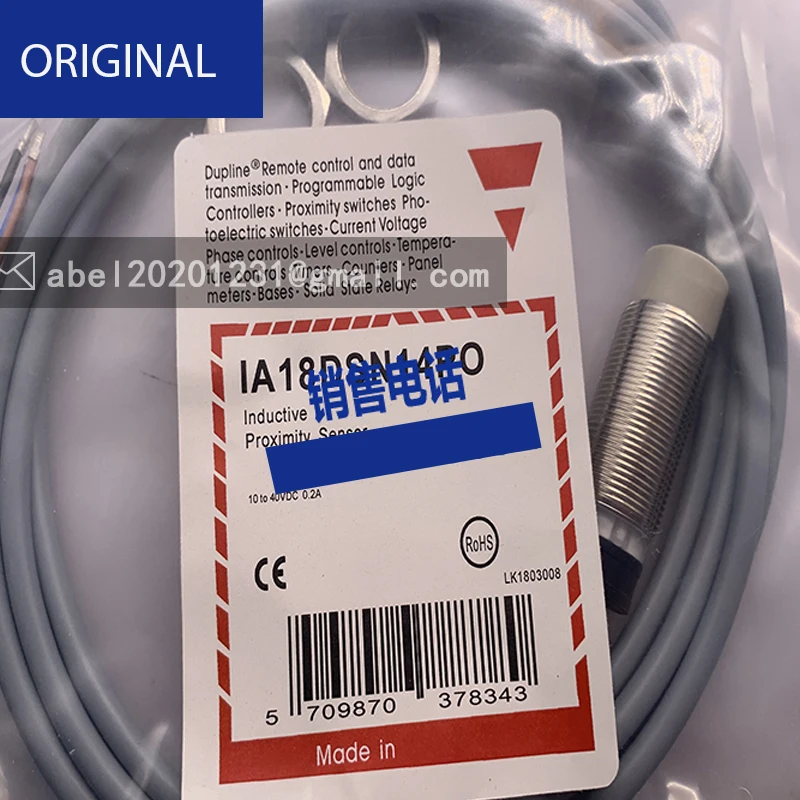 DC three wire PNP normalmente aperto ia18dsf08no