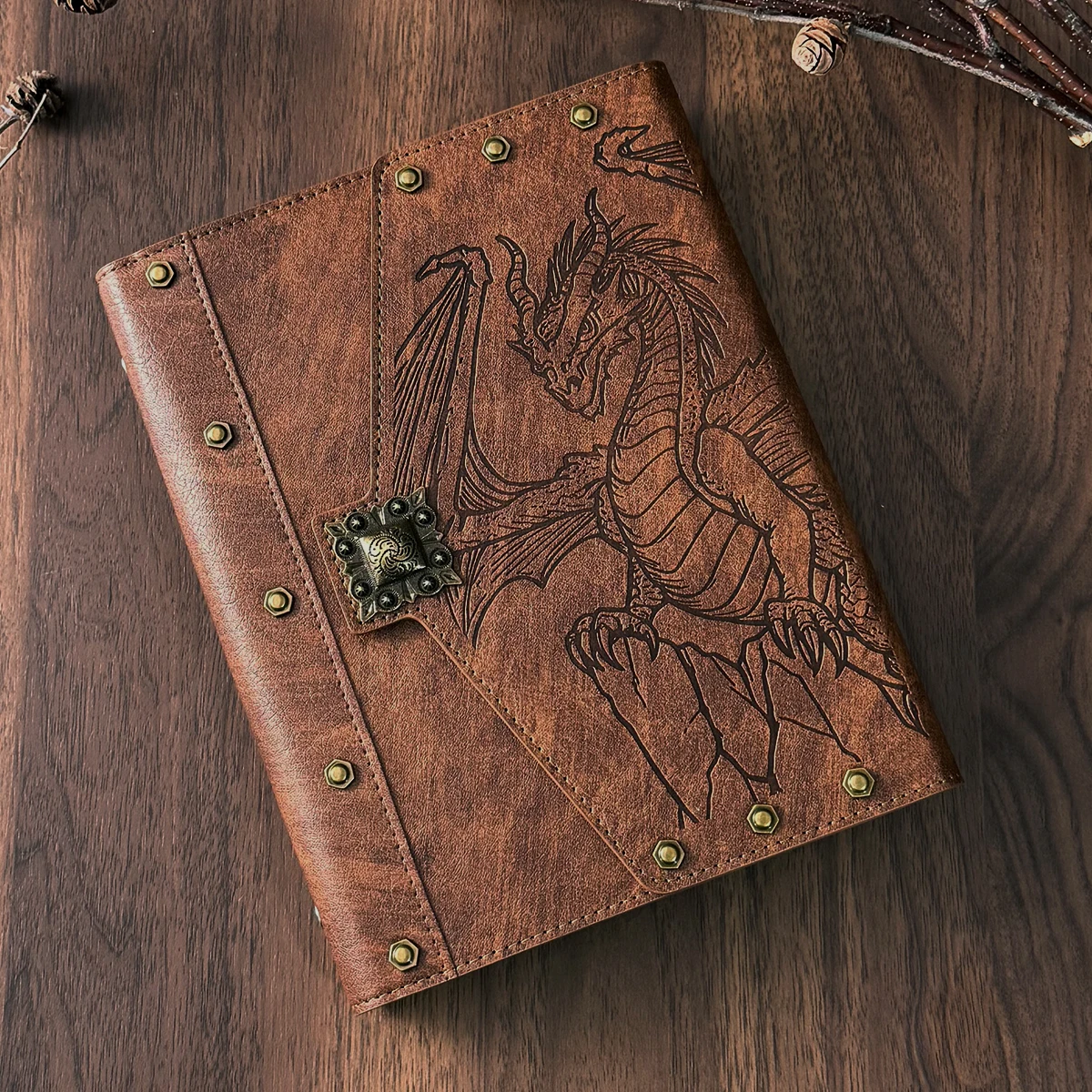 DND Journal Vintage Notebook,400 Pages A5 Binder For Dungeons and Dragons Accessories D&D Books Dm Players Men and Women Gifts