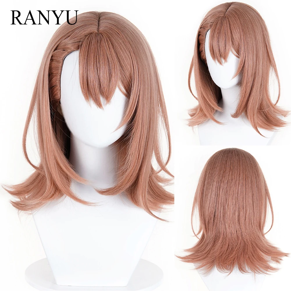 orange-brown-medium-long-synthetic-straight-wigs-with-braided-anime-game-cosplay-fluffy-wig-for-daily-party