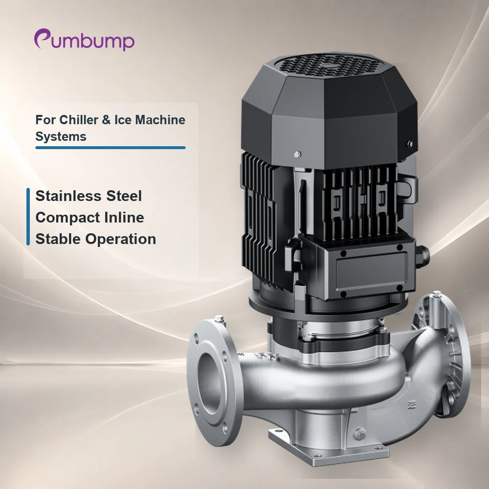 Horizontal Single Stage Centrifugal Pump Chiller Ice Machine Cooling Water Circulation Low Noise 4 Pole Motor