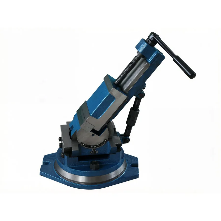 Angle fixed machine with flat pliers milling machine universal angle rotating table vise QW-100/125 milling machine vise