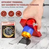200W 전기 가위, 가정용 카펫 술 가위, DIY 트리밍 도구, 100V-240V 전기 애완 동물 가위, 고출력 저소음 개 가위, 3mm-6mm-9mm-12mm 제한 빗을 포함한 카펫 트리머 3