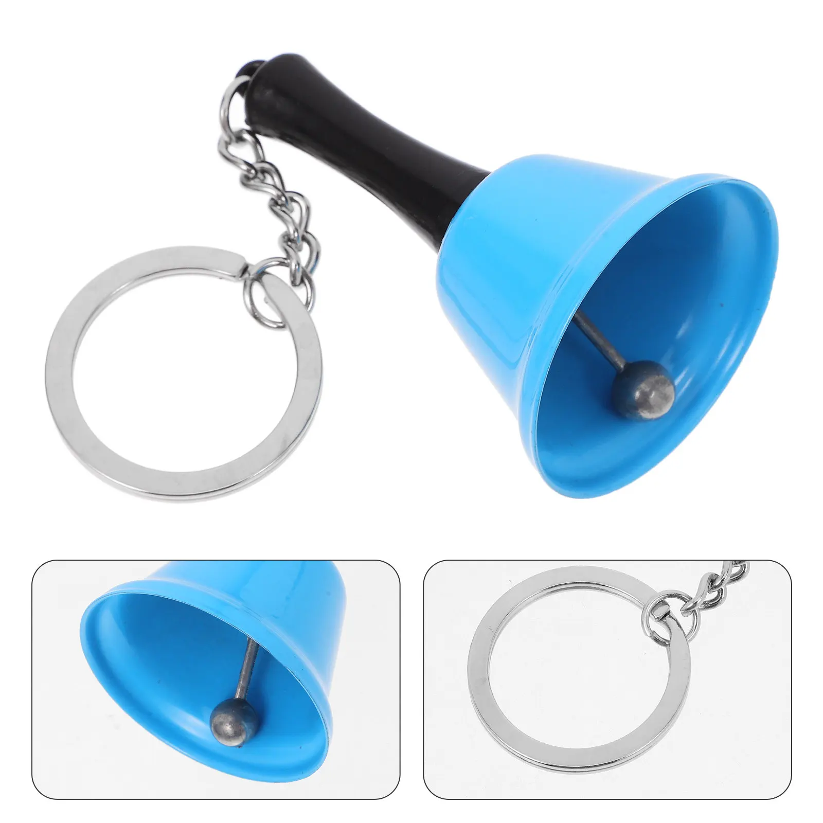 Mini Metal Hand Bell Keychain for Kids Early Education Auditory Coordination Development Loud Clear Sound Teacher Classroom
