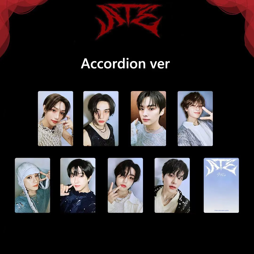 SKZ Mini Album ATE Dedicated Card Hyun-Jin Lee Yong-Bok Bang Chan Lee Min-Ho Small Card