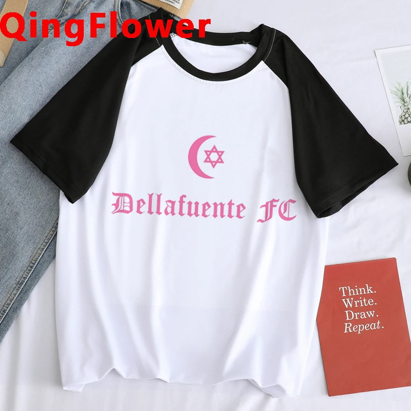 Dellafuente Spain Singer Rosalia Man T Shirt Male Hip Hop Rock Summer 90s Streetwear Tee Fashion Top Harajuku Unisex T-shirts