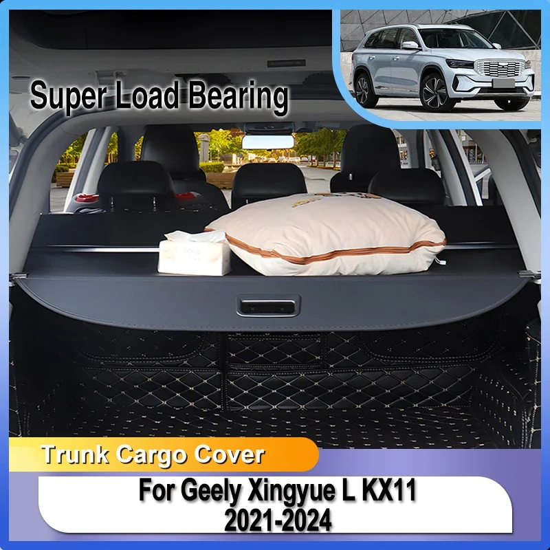 For Geely Xingyue L Monjaro KX11 2021 2022 2023 2024 Rear Cargo Cover privacy Trunk Screen Security Shield Shade Car Accessories