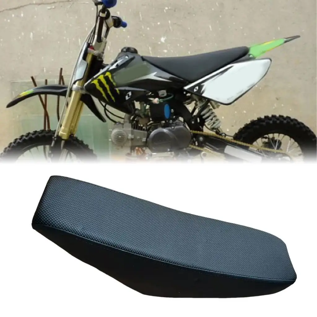

Rear Motorbike Seat PU Soft Black Cushion Assembly for 110cc 125cc 140cc Pit Bike Dirtbike Off-road