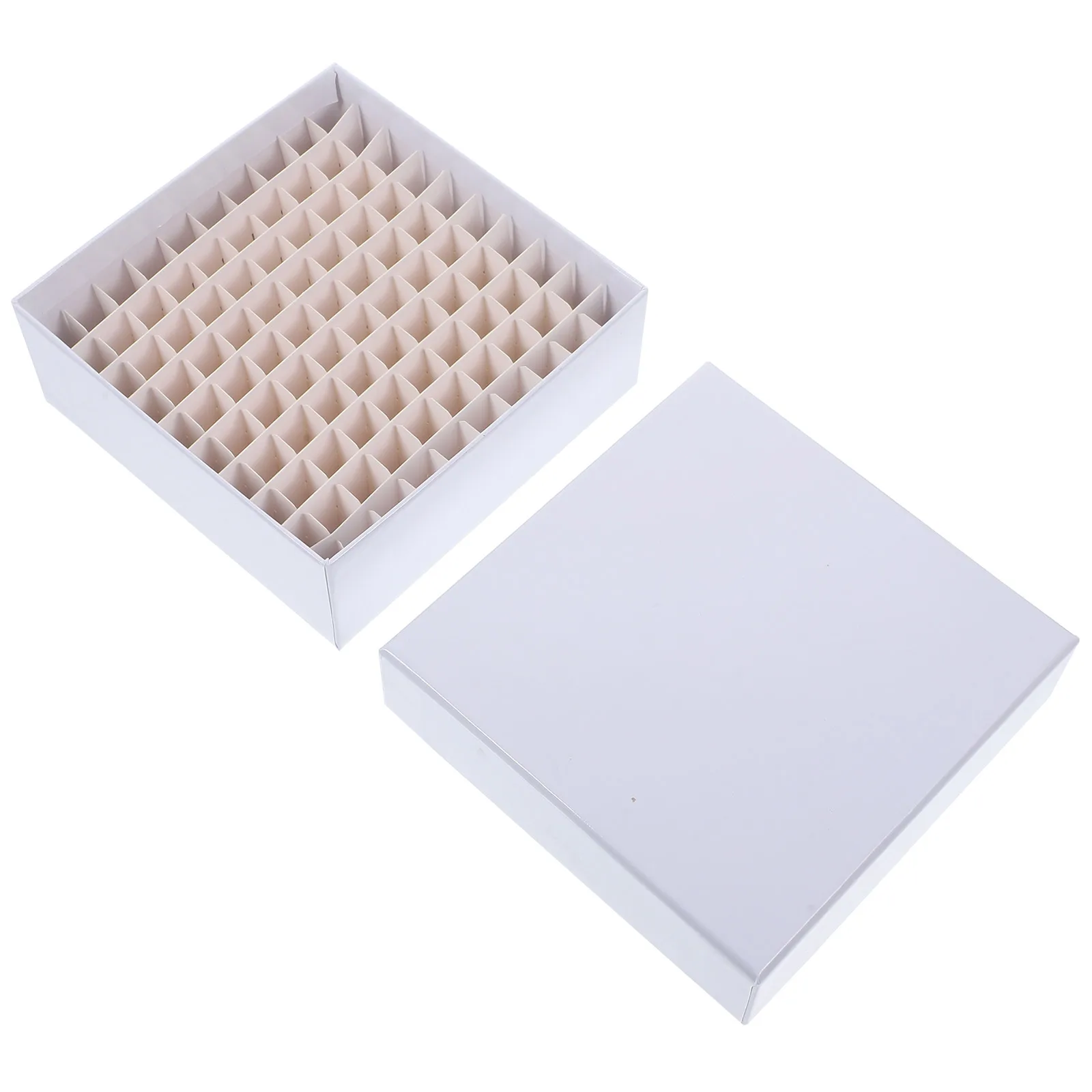 100Grid Waterproof Sample Tube Storage Box Laboratory Freezer Holder Microcentrifuge Container ganized Rack