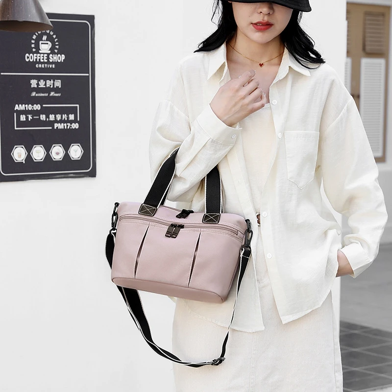 BYMONDY 2024 New Nylon Women Handbags Ladies Large Tote Bag High Quality Side Shoulder Bags Femininas Fashion Crossbody Packs