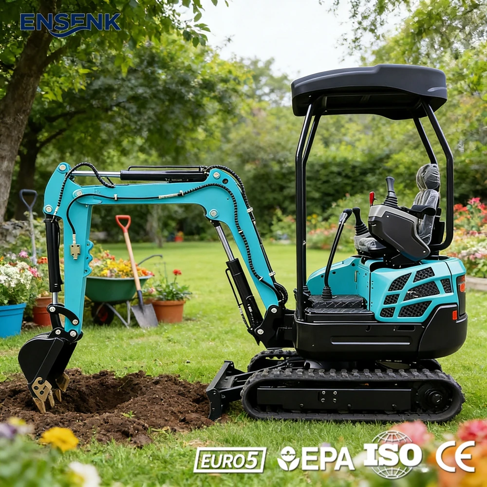 

Мини-экскаватор 0.8-2.0 тонны, строительный, с двигателем Kubota, EPA Euro 5, CE, многофункциональный, быстрая доставка