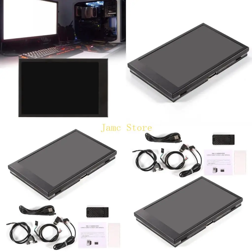 

LX0B Отображение компьютерных данных 3,5-дюймовый USB-экран расширяет возможности просмотра компьютерных данных 3,5-дюймового