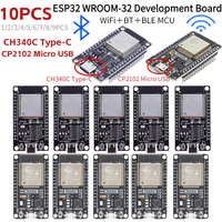 ESP-WROOM-32 ESP32S CP2102 CH340C Development Board ESP32 Bluetooth Wifi ESP32 Nodemcu Bluetooth Module ESP32 30Pin ESP32 Type C