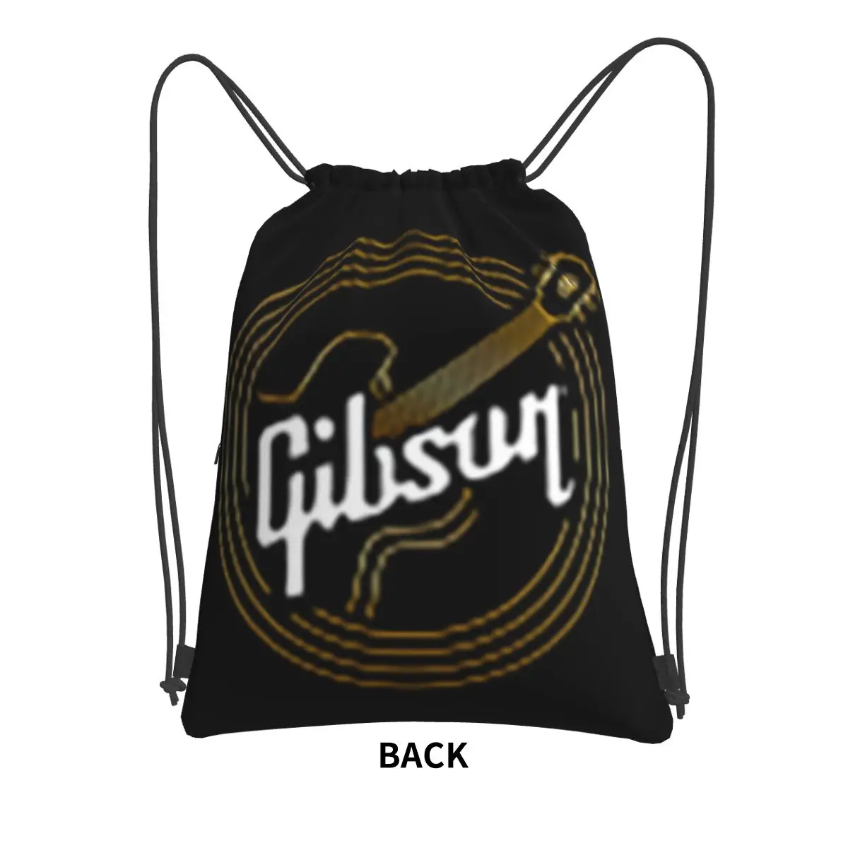 Gibson 1894 Rock Organizer Backpacks Casual Drawstring Bags Sports Bag Book Bags for Man Woman Students