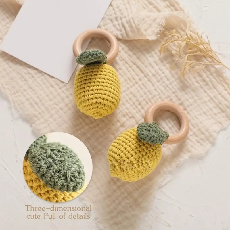 F62D Colorido Rainbow Raild color F62D Juguete lindo Toy Toy Crochet Handheld Aplica Toy para bebés