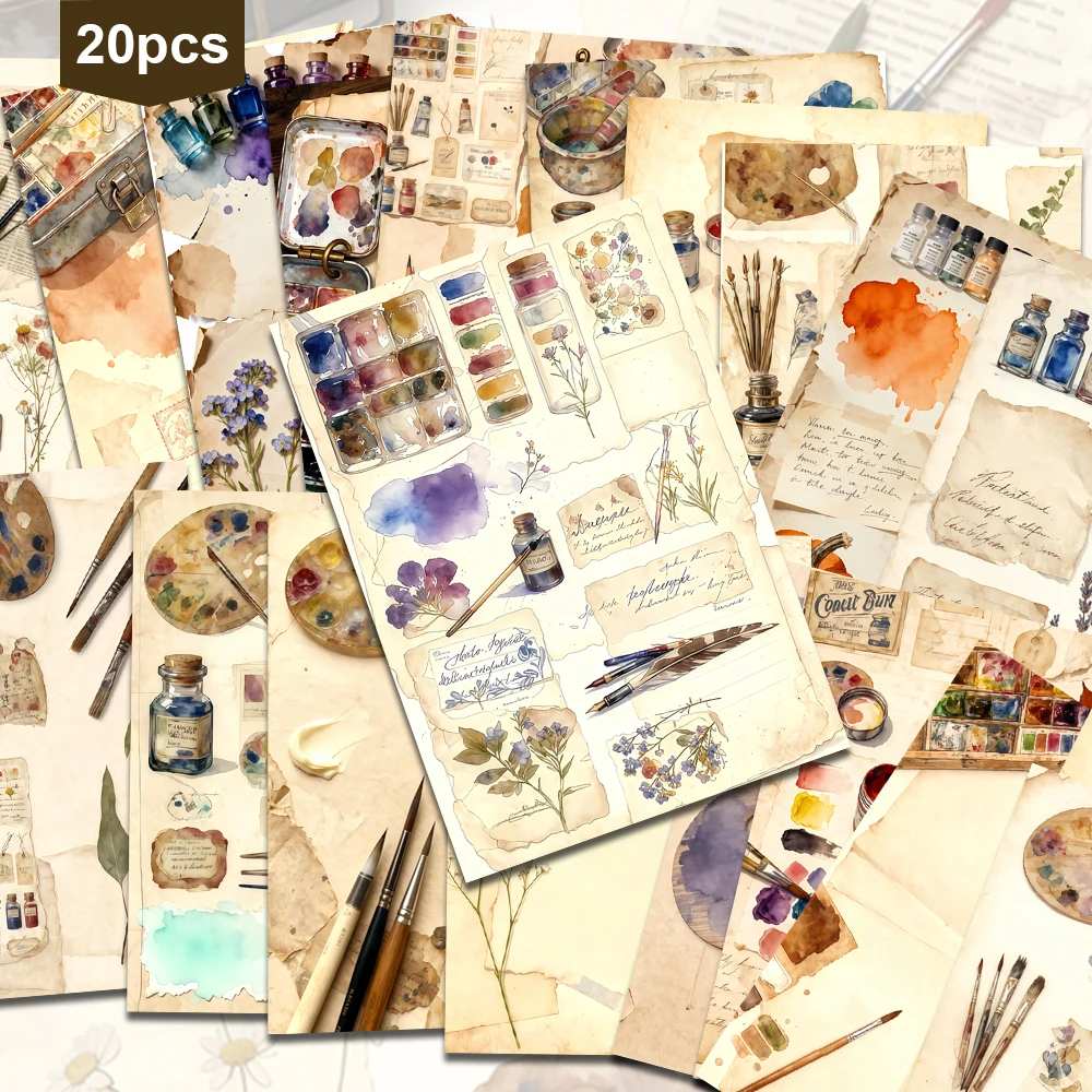 20pcs, Color Card，Postcards, Decoration/Greeting Cards/Postcards, High-precision Printing, Collectible and Mailable