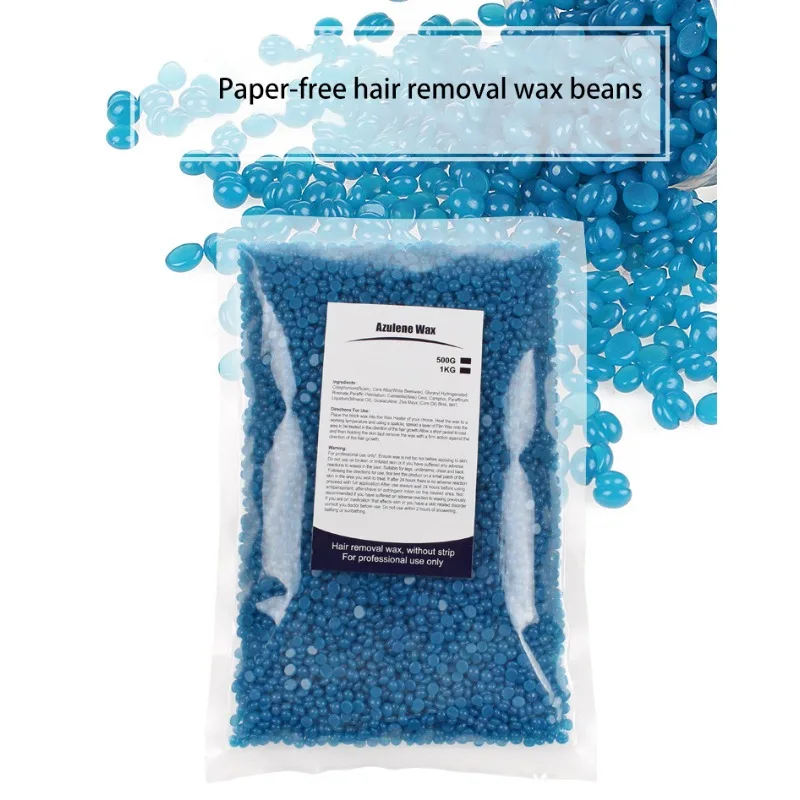 Wax Beans Easy Melt Residue-Free Hot Film Stripless Hard Wax Beads For Hair Removal Sensitive Skin Women Men Bikini Waxing Beads